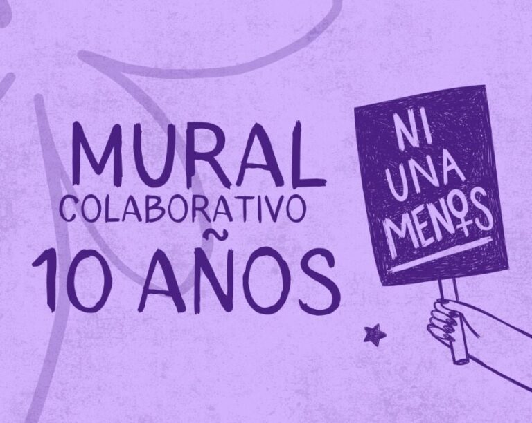 Impulsar Futuro conmemora los 10 años del movimiento Ni Una Menos con un mural colectivo