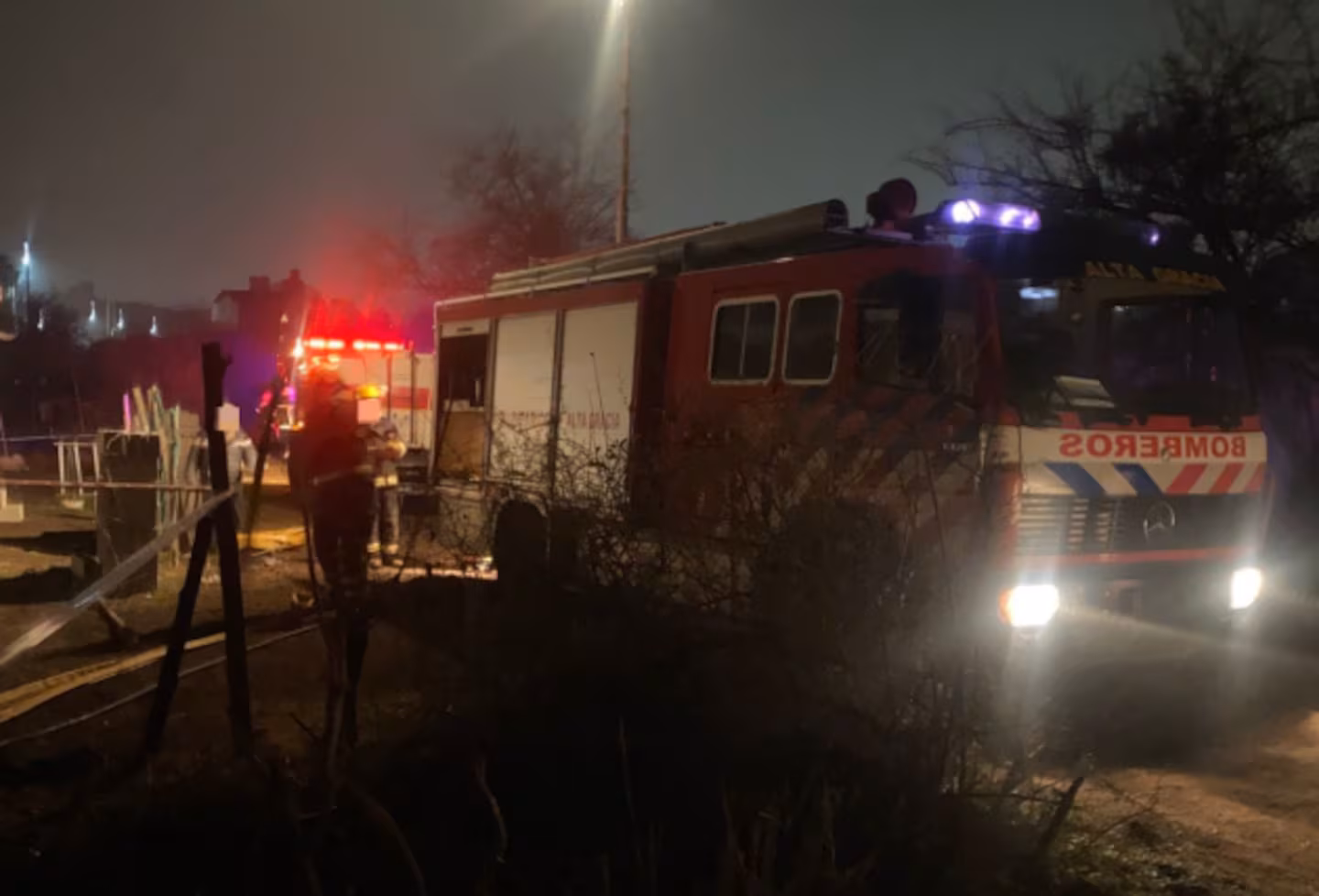 El lugar del incendio en una zona alejada del centro de alta gracia 6SSXHW26SZEYBGRTZ33P7CT4KQ