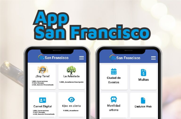 Con App ‘San Francisco’ se avanza en la implementación de un municipio digital