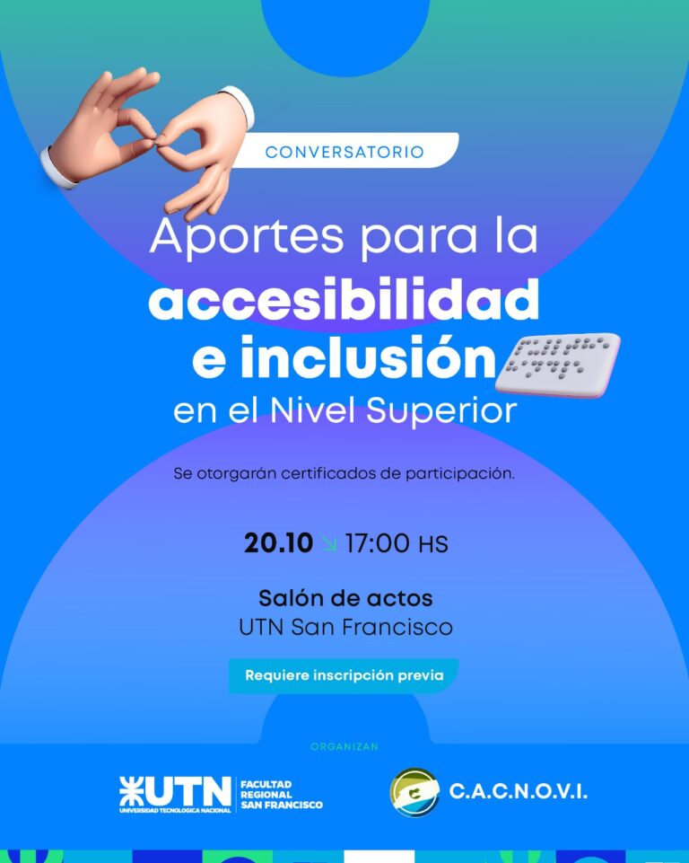 Conversatorio sobre accesibilidad e inclusión en la educación superior