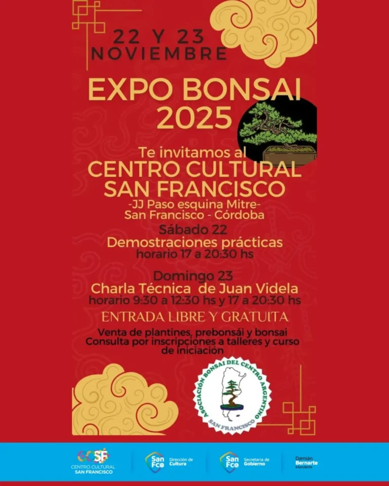 Este fin de semana se realizará una nueva edición de la Expo Bonsái