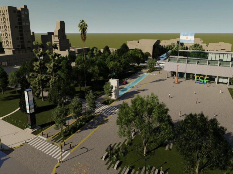 El domingo se inaugurará la “Renovación de la Plaza Cívica y Apertura de la Av. del Libertador”