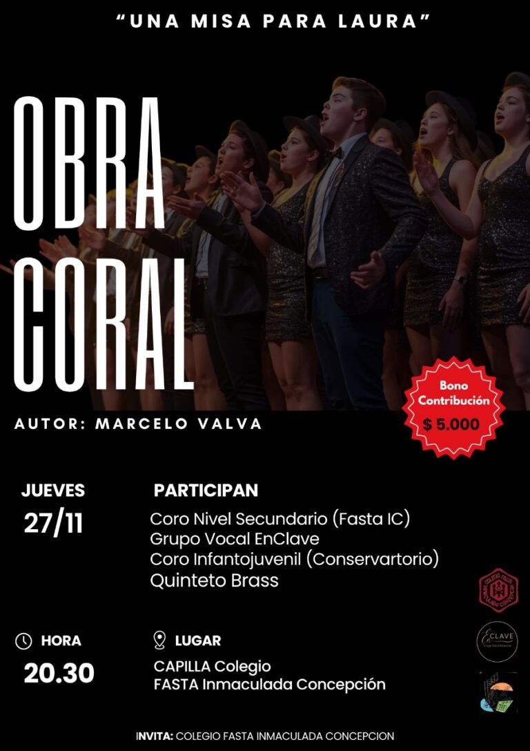 Concierto Coral en el Colegio FASTA Inmaculada Concepción