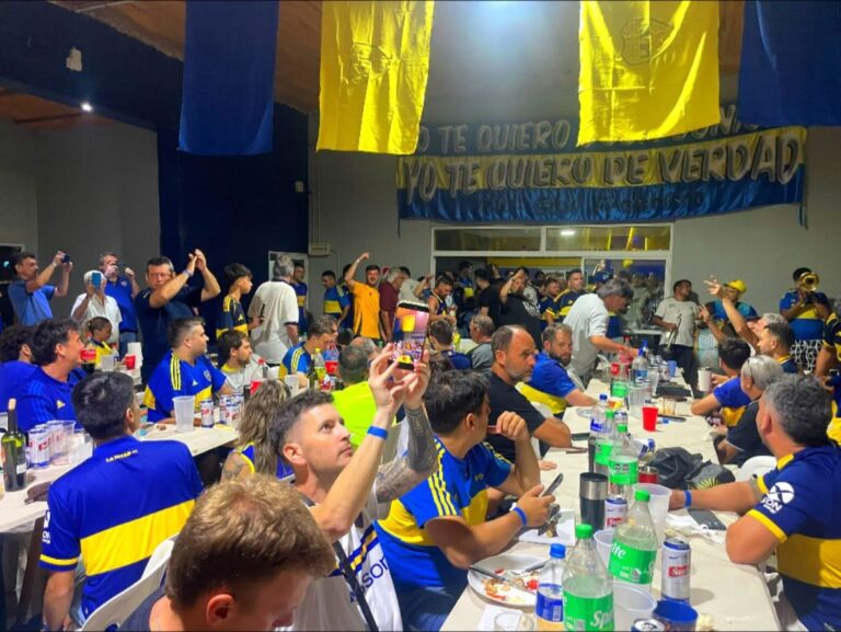 La Peña Boquense de San Francisco celebró el Día del Hincha con una noche solidaria