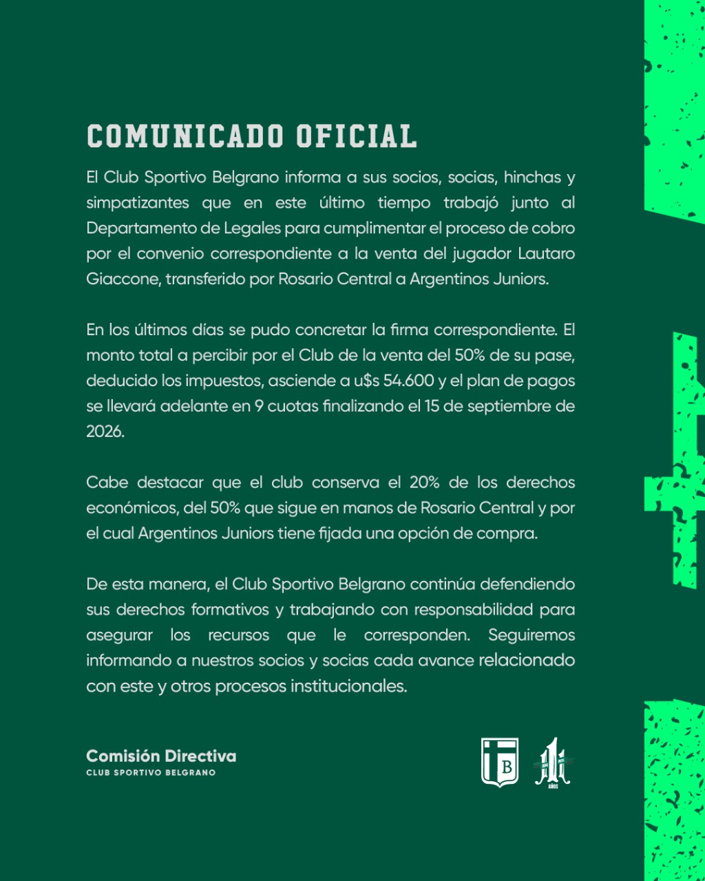 Comunicado sb