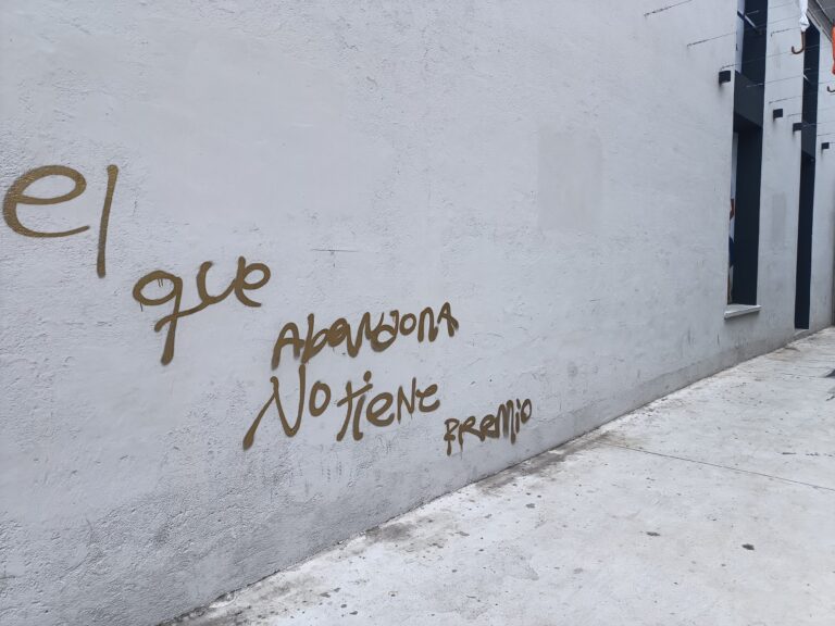 Nuevo grafiti en el Pasaje Cornaglia