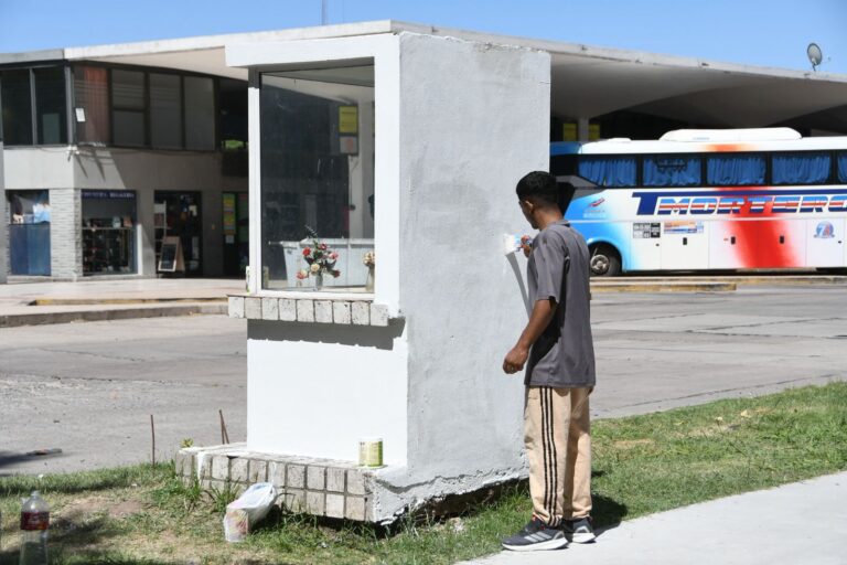 El joven imputado reparó los daños en el Pasaje Cornaglia y pidió disculpas