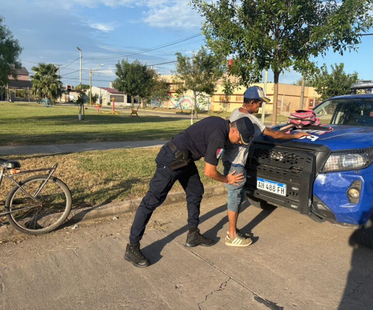 Refuerzan los operativos de seguridad en barrio Roque Sáenz Peña