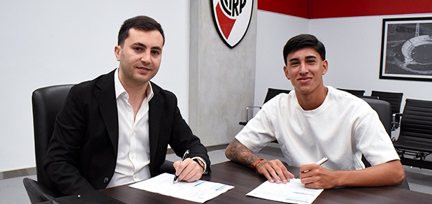 Facundo González renovó su contrato con River hasta 2028