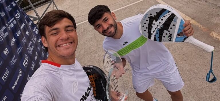 Pádel: Yob gritó campeón en el arranque del calendario FIP 2026