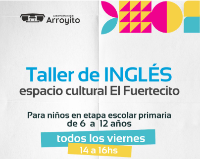 Arroyito: Abren taller de inglés gratuito para niños en El Fuertecito