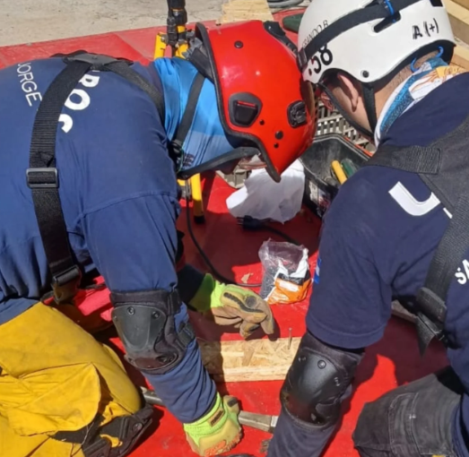 Entrenamiento de élite: la Brigada USAR se capacitó en rescate estructural