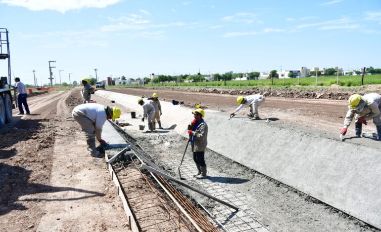 Avanza la obra de Av. Rosario de Santa Fe y construcción de canal de ...