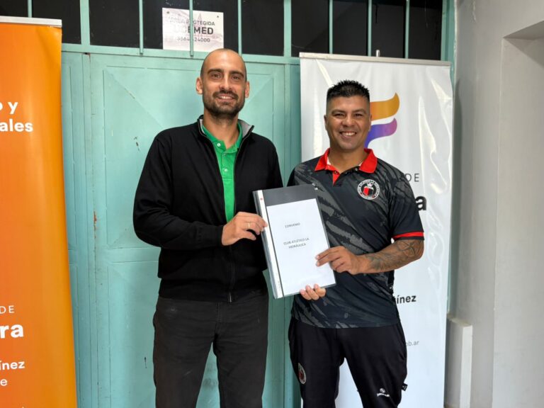 Frontera: El municipio firmó un convenio de apoyo mensual para los clubes locales