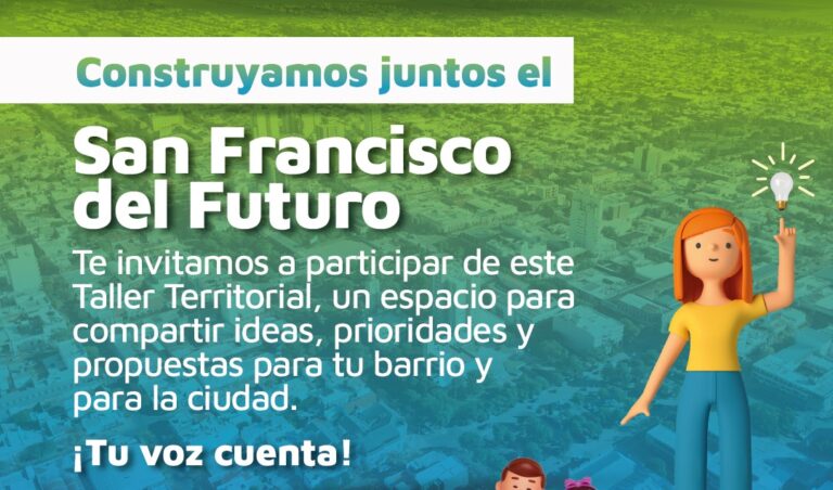 Barrio Roque Sáenz Peña recibe al programa “San Francisco del Futuro”