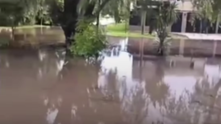 Un cartel «plantado» intencionalmente inundó casas en Mar del Plata