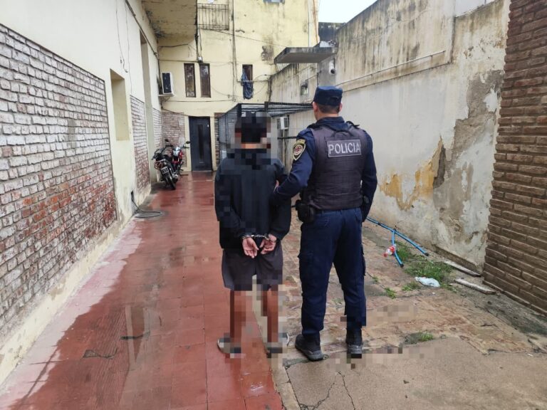 Detenido en Barrio Parque mientras escapaba
