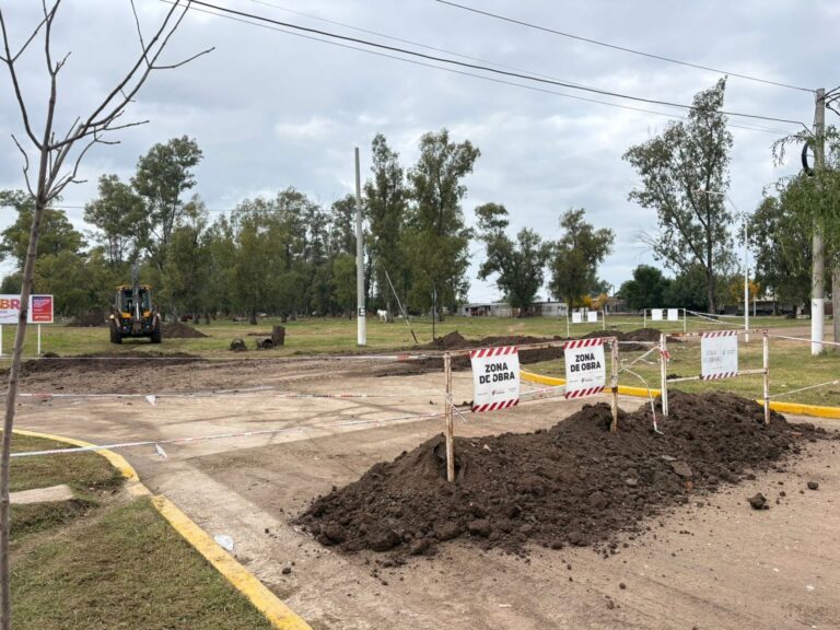 Finalizó la primera etapa de pavimentación en el sector del Jardín Nucleado