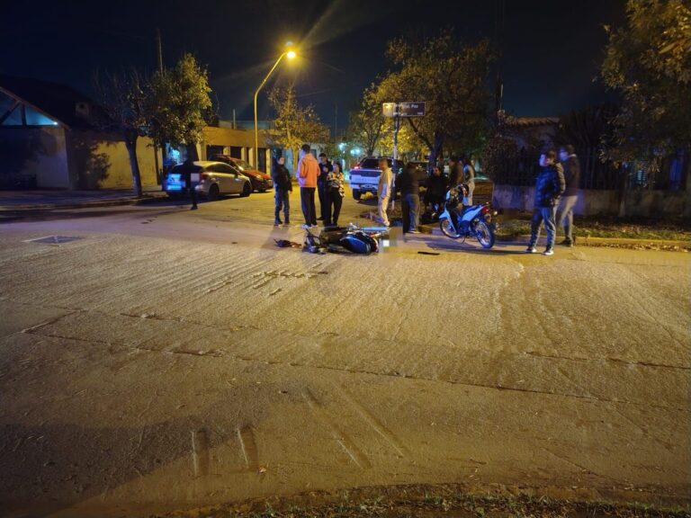 Una mujer de 67 años resultó herida tras un choque en barrio San Martín
