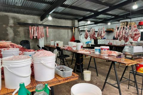 Decomisaron 500 kilos de carne faenada clandestinamente en Villa Concepción del Tío