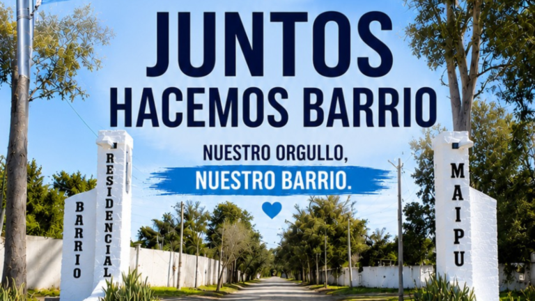 De cara al Mundial, un barrio de la ciudad busca vestirse por completo de celeste y blanco