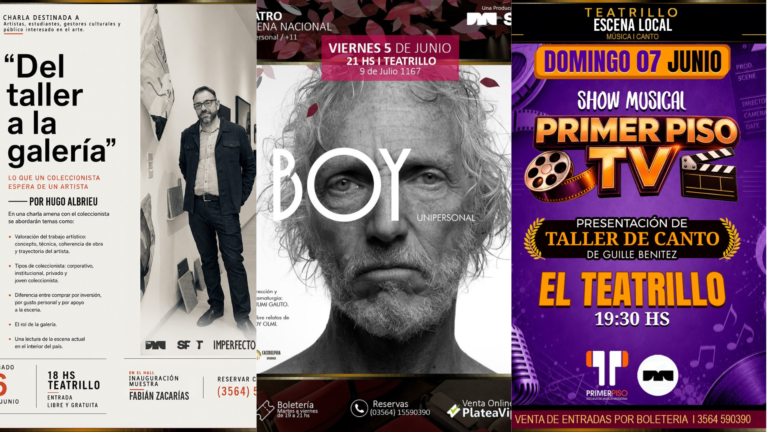 Con Boy Olmi a la cabeza, El Teatrillo se prepara para un fin de semana a puro teatro, arte y música