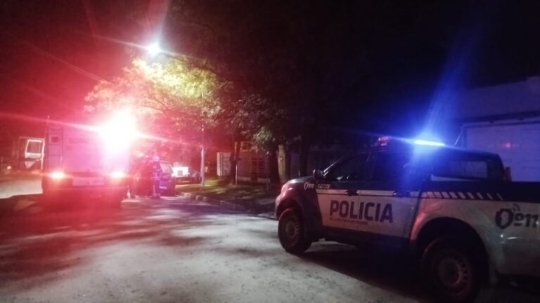 Incendio en una vivienda en Las Varillas