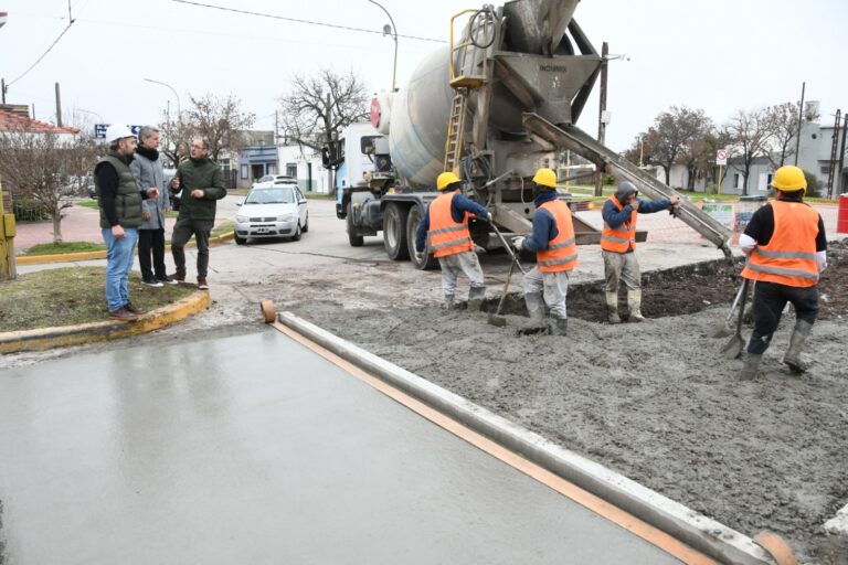 El Plan integral de arreglo de calles avanzan en un nuevo tramo de Av. del Libertador Norte