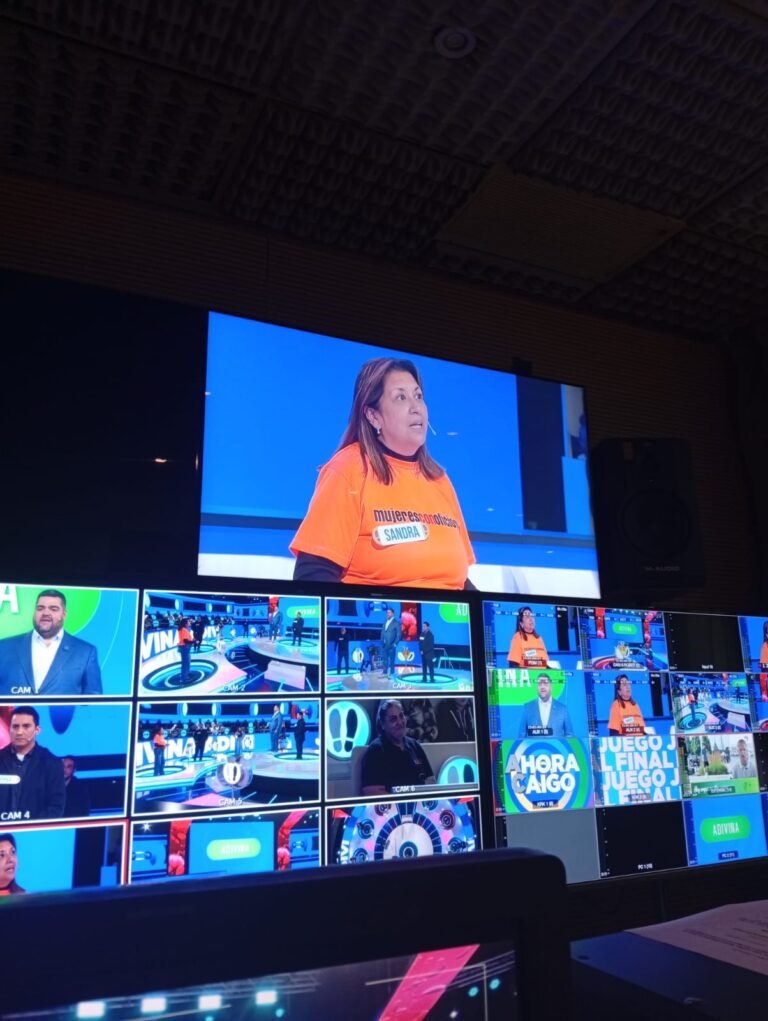 Sandra Bulacio pasó por «Ahora Caigo» representando a «Mujeres con Oficio»