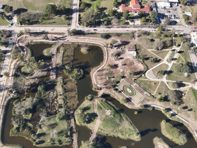 Las obras del Parque Cincuentenario avanzan y ya muestran importantes transformaciones