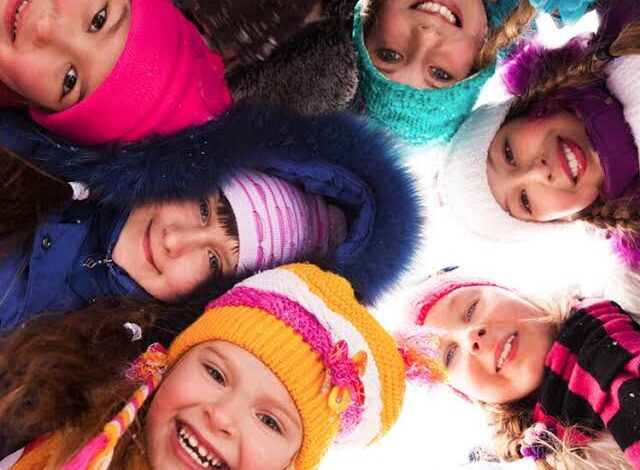 Niños vacaciones de invierno