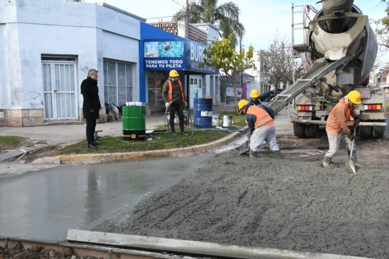 Avanza la etapa final del Plan Integral de Arreglo de Calles sobre Av. Libertador Norte