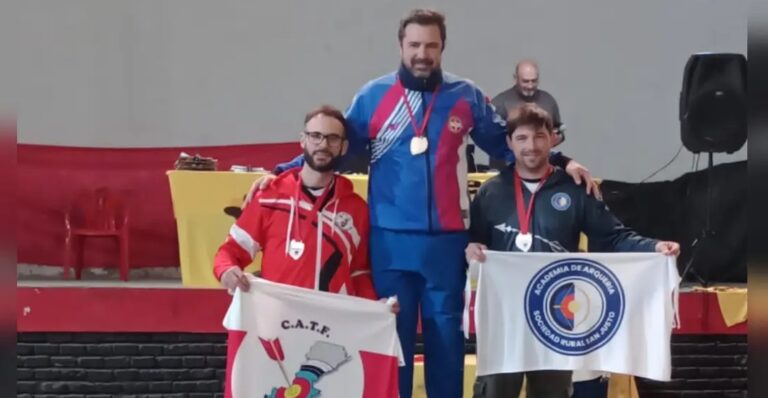 Mauricio Bertin se consagró campeón en un torneo de tiro con arco en Esperanza