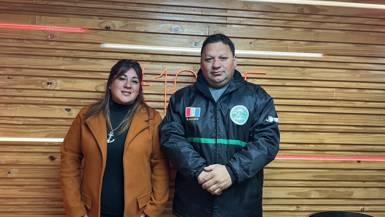 Fernando Carrizo y Andrea Framk