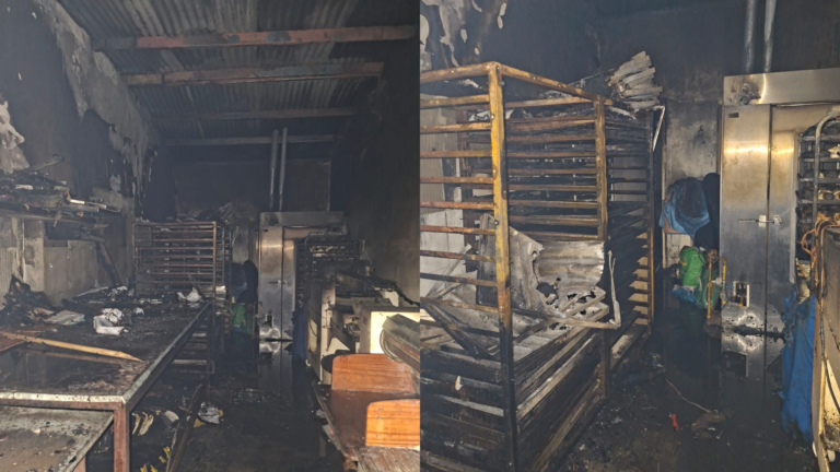 Fuego en Frontera: se incendió una panadería y las pérdidas fueron totales
