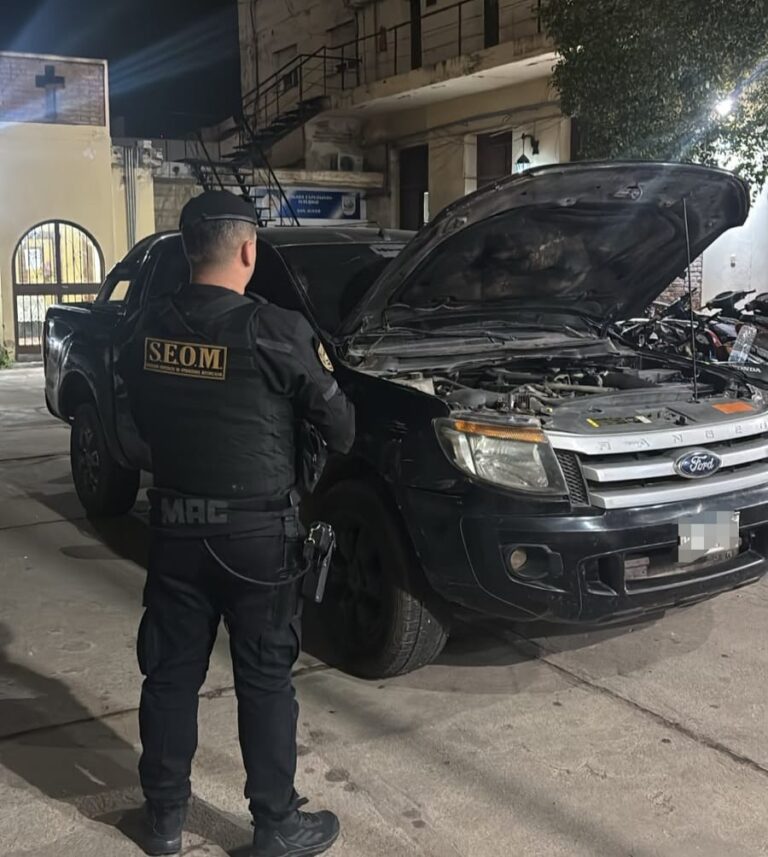 Incautaron una Ford Ranger por sospechas de adulteración en el motor