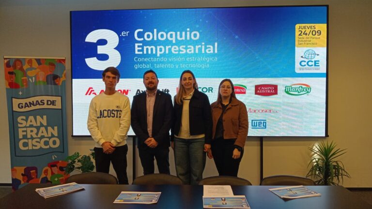 Presentaron el 3° Coloquio Empresarial en San Francisco
