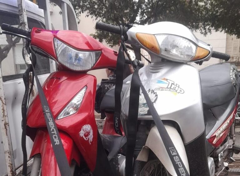 Secuestraron dos motocicletas por una infracción al Código de Convivencia