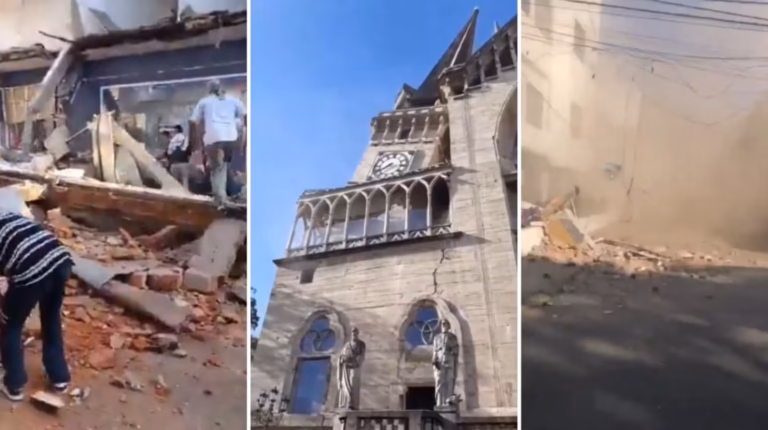 Un fuerte terremoto de 7,4 sacudió a Colombia: hay al menos dos muertos, heridos y daños en edificios de Bogotá, Medellín y Cali