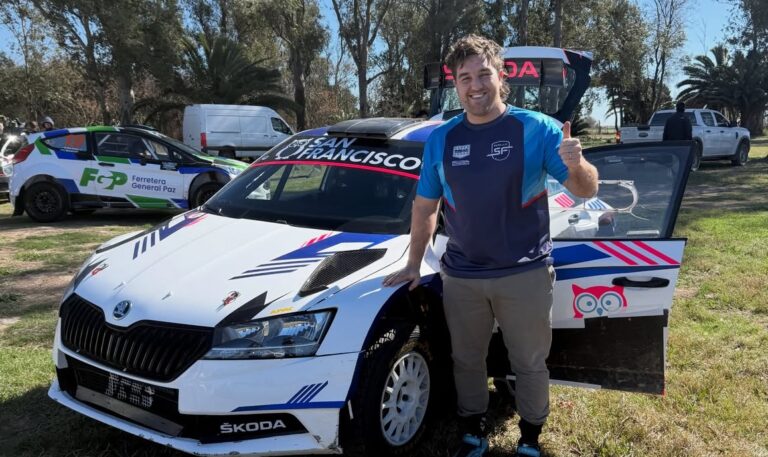 Tomás Perotti será uno de los representantes de San Francisco en el Rally Argentino