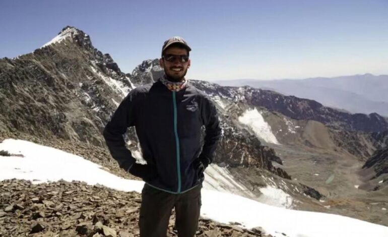 Argentino cayó de montaña