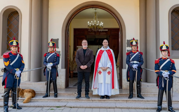 Freyre celebró su Te Deum por los 140 años con la presencia de Granaderos