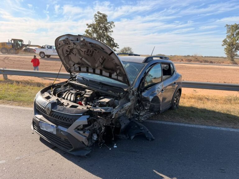 Una mujer sufrió lesiones graves tras un accidente en la Ruta 19, a la altura de Devoto