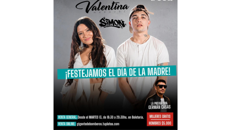 Valentina Márquez y Simón se presentarán en San Francisco para celebrar el Día de la Madre