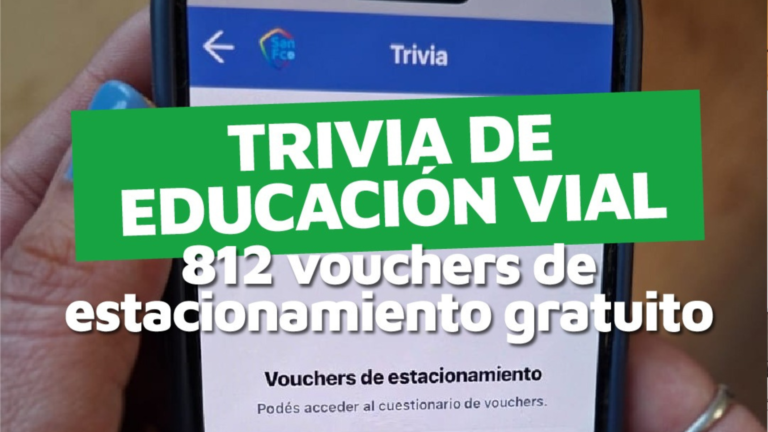 La trivia de educación vial ya generó 812 vouchers de estacionamiento gratuito