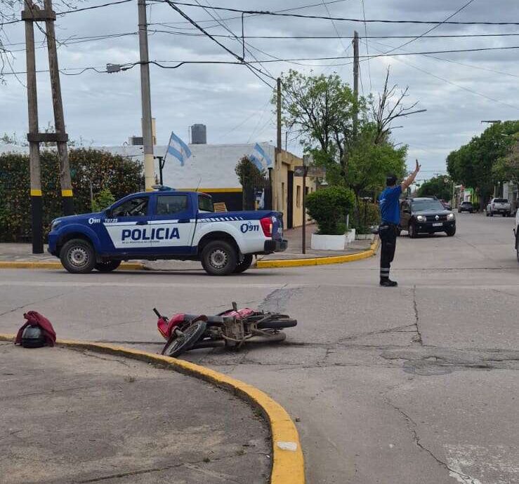 Las Varillas: un motociclista sufrió lesiones graves y la otra moto se dio a la fuga