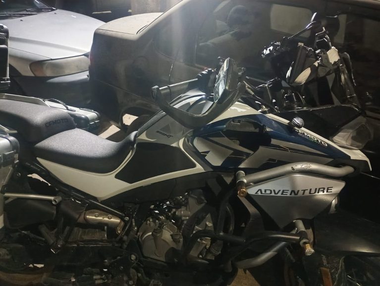 Ruta 19: un motociclista uruguayo se descompensó y sufrió graves fracturas