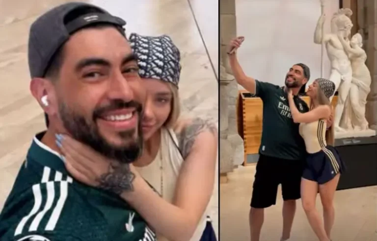 Facundo Moyano y Candela Arizaga se reencontraron en Madrid y pidieron frenar una citación judicial