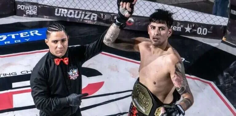Mathias Suárez se consagró campeón en un torneo nacional de MMA